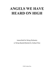 Angels We Have Heard on High Orchestra sheet music cover Thumbnail
